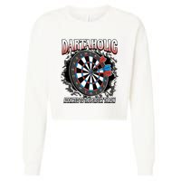 Dartaholic Cropped Pullover Crew