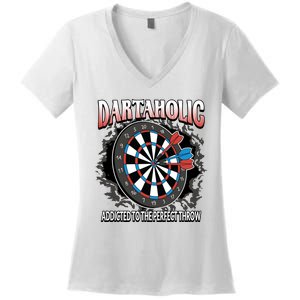 Dartaholic Women's V-Neck T-Shirt