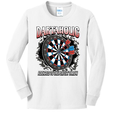 Dartaholic Kids Long Sleeve Shirt