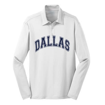 Dallas Silk Touch Performance Long Sleeve Polo