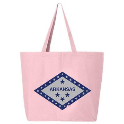 Distressed Diamond And Stars Arkansas State Flag 25L Jumbo Tote