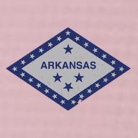 Distressed Diamond And Stars Arkansas State Flag 25L Jumbo Tote