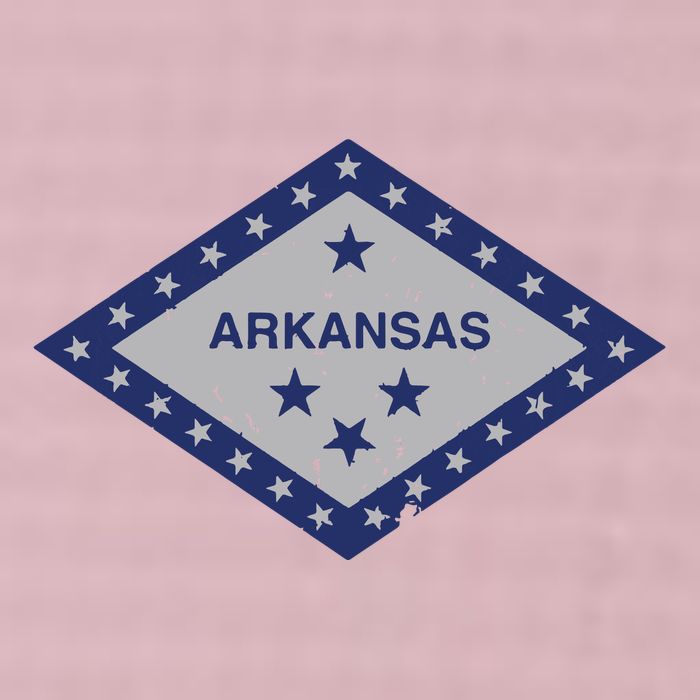 Distressed Diamond And Stars Arkansas State Flag 25L Jumbo Tote