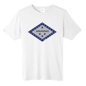 Distressed Diamond And Stars Arkansas State Flag Tall Fusion ChromaSoft Performance T-Shirt