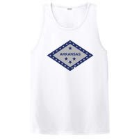 Distressed Diamond And Stars Arkansas State Flag PosiCharge Competitor Tank