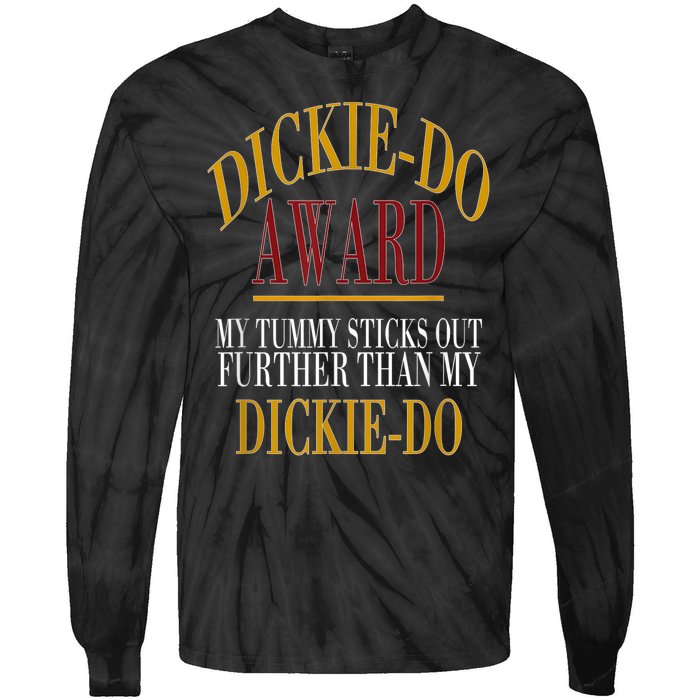 Dickie Do Award My Tummy Sticks Out Further Than My Dickie Do Tie-Dye Long Sleeve Shirt