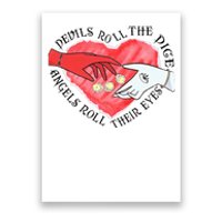 Devils Dice Angels Eyes Valentine's Day Costume Poster