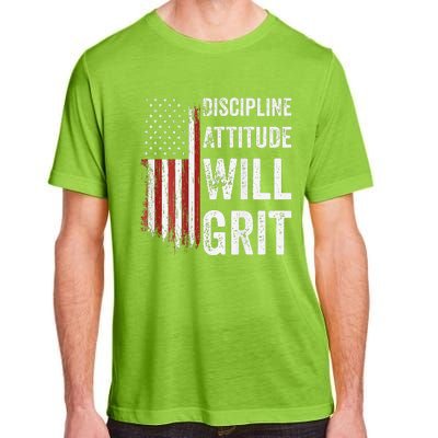 D.A.W.G Discipline Attitude Will Grit Gym Motivation Workout Adult ChromaSoft Performance T-Shirt