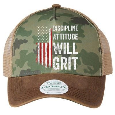 D.A.W.G Discipline Attitude Will Grit Gym Motivation Workout Legacy Tie Dye Trucker Hat