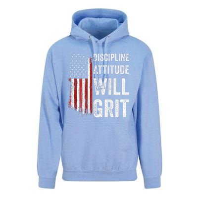 D.A.W.G Discipline Attitude Will Grit Gym Motivation Workout Unisex Surf Hoodie