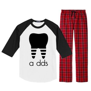 Doctor Dentist A Dds Dental Student Funny Humor Grad Gift Raglan Sleeve Pajama Set