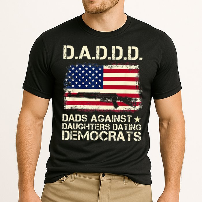 DADDD Dads Against Daughter Dating Democrats Father's Day Cooling Performance Crew T-Shirt