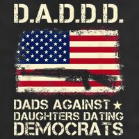DADDD Dads Against Daughter Dating Democrats Father's Day Adult Drive Performance Visor