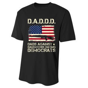 DADDD Dads Against Daughter Dating Democrats Father's Day Performance Sprint T-Shirt