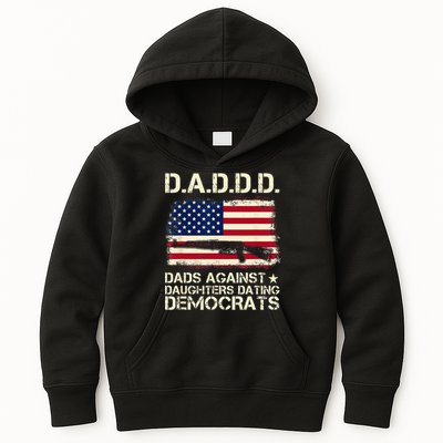 DADDD Dads Against Daughter Dating Democrats Father's Day Kids Hoodie