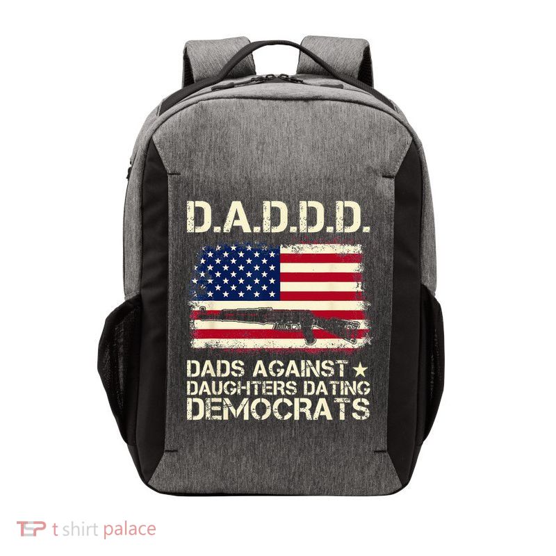 DADDD Dads Against Daughter Dating Democrats Father's Day Vector Backpack