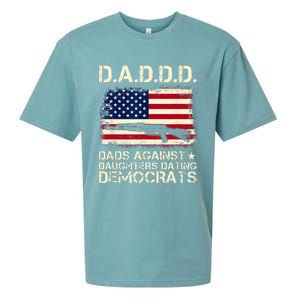 DADDD Dads Against Daughter Dating Democrats Father's Day Sueded Cloud Jersey T-Shirt