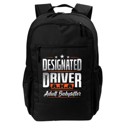 Designated Driver Adult Babysitter Pun For Driving Volunteer Daily Commute Backpack