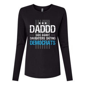 DADDD Dads Against Daughters Dating Democrats Funny Womens Cotton Relaxed Long Sleeve T-Shirt