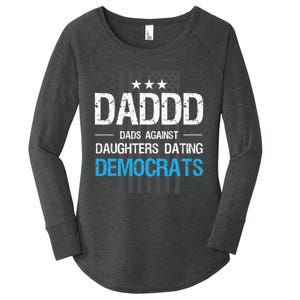 DADDD Dads Against Daughters Dating Democrats Funny Women's Perfect Tri Tunic Long Sleeve Shirt