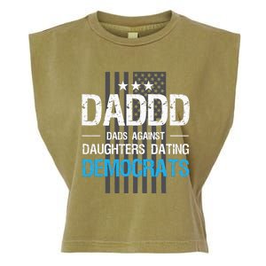 DADDD Dads Against Daughters Dating Democrats Funny Garment-Dyed Women's Muscle Tee