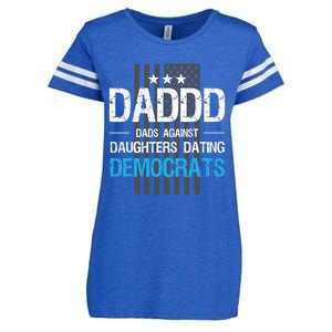 DADDD Dads Against Daughters Dating Democrats Funny Enza Ladies Jersey Football T-Shirt