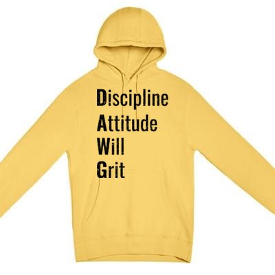 D.A.W.G Discipline Attitude Will Grit Premium Pullover Hoodie