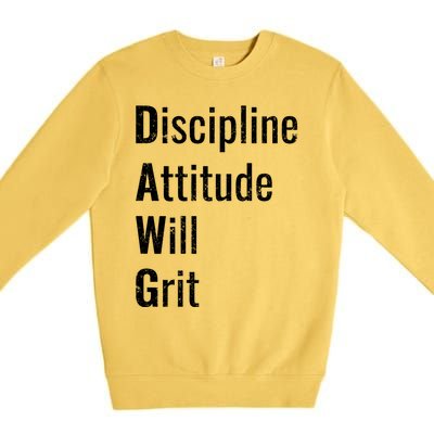 D.A.W.G Discipline Attitude Will Grit Premium Crewneck Sweatshirt