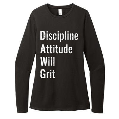 D.A.W.G Discipline Attitude Will Grit Womens CVC Long Sleeve Shirt