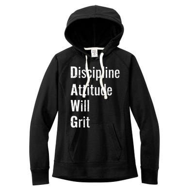 D.A.W.G Discipline Attitude Will Grit Women's Fleece Hoodie