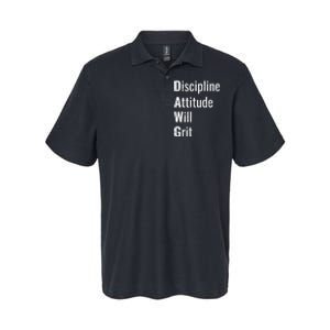 D.A.W.G Discipline Attitude Will Grit Softstyle Adult Sport Polo