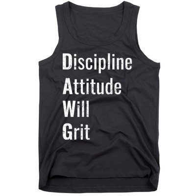 D.A.W.G Discipline Attitude Will Grit Tank Top