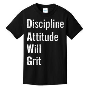 D.A.W.G Discipline Attitude Will Grit Kids T-Shirt