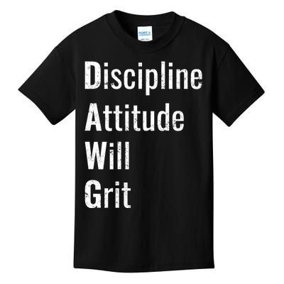 D.A.W.G Discipline Attitude Will Grit Kids T-Shirt