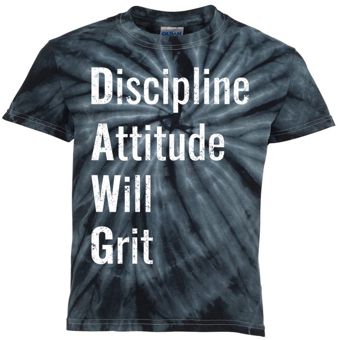 D.A.W.G Discipline Attitude Will Grit Kids Tie-Dye T-Shirt