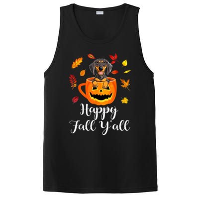 Dachshund Dog Autumn Fall Pumpkin Truck Mappe Thanksgiving Gift PosiCharge Competitor Tank