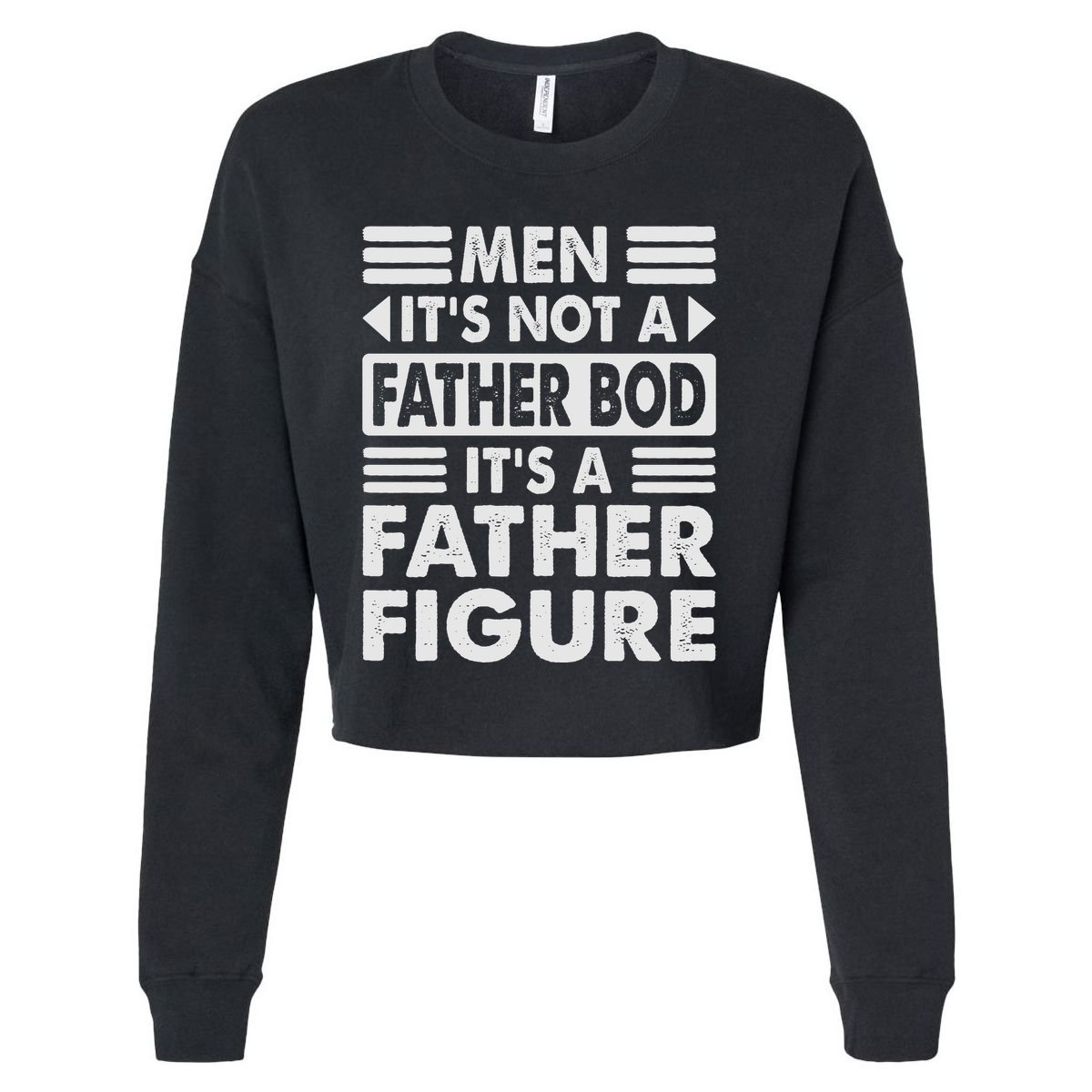 Dark Cropped Pullover Crew