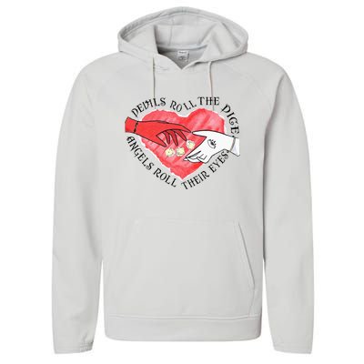 Devils Dice Angels Eyes Valentines Day Costume Performance Fleece Hoodie