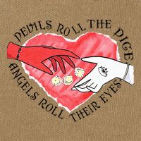 Devils Dice Angels Eyes Valentines Day Costume Cotton Canvas Backpack