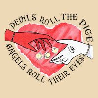 Devils Dice Angels Eyes Valentines Day Costume Drawstring Bag