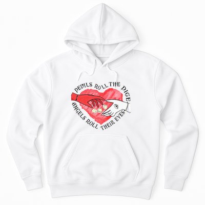Devils Dice Angels Eyes Valentines Day Costume Hoodie