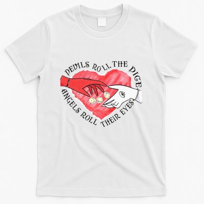 Devils Dice Angels Eyes Valentines Day Costume T-Shirt