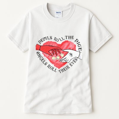 Devils Dice Angels Eyes Valentines Day Costume Tall T-Shirt