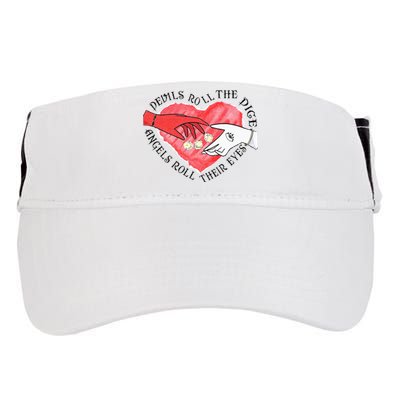 Devils Dice Angels Eyes Valentines Day Costume Adult Drive Performance Visor