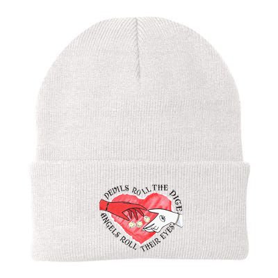 Devils Dice Angels Eyes Valentines Day Costume Beanie