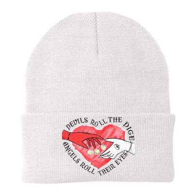 Devils Dice Angels Eyes Valentines Day Costume Knit Cap Winter Beanie