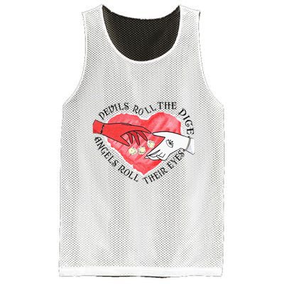 Devils Dice Angels Eyes Valentines Day Costume Mesh Reversible Basketball Jersey Tank