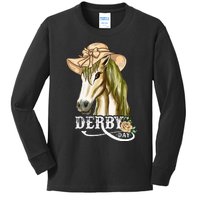 Derby Day And Hats It Must Be Derby Talk Derby To Me Kids Long Sleeve Shirt