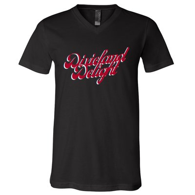 Dixieland Delight Alabama Bama Lover V-Neck T-Shirt