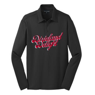 Dixieland Delight Alabama Bama Lover Silk Touch Performance Long Sleeve Polo